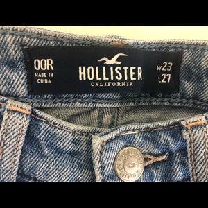 Hollister Distressed High Waisted Mom Jeans